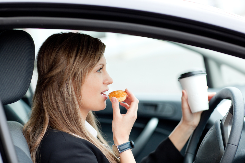 How Common Are Car Accidents Due to Eating While Driving in Miami, Florida?